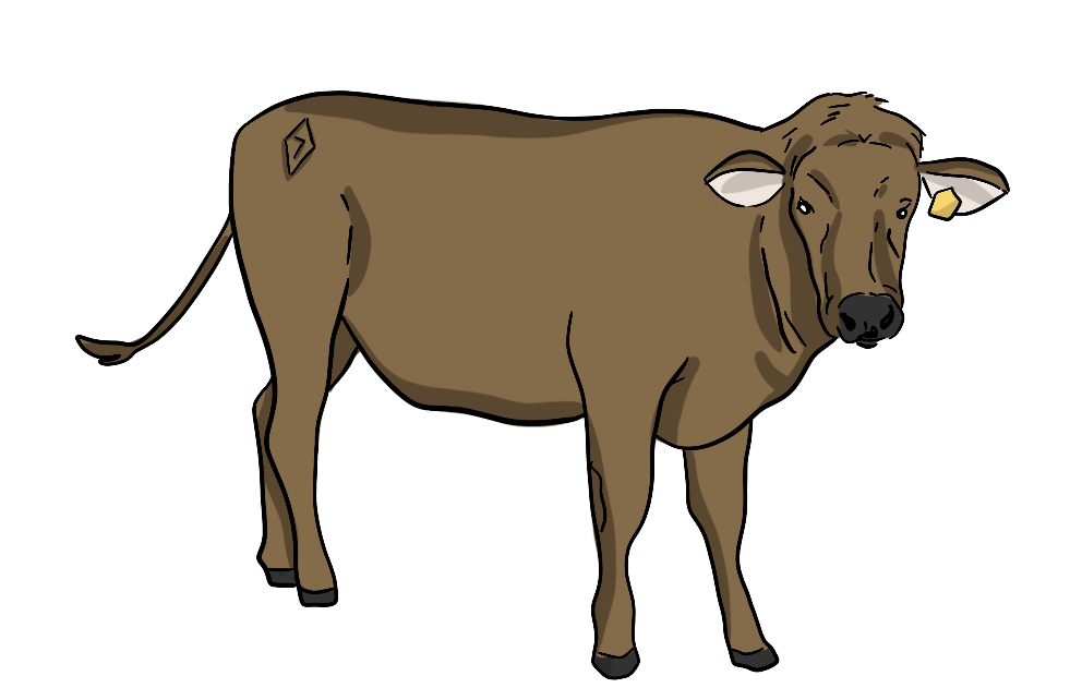 cow brander clipart